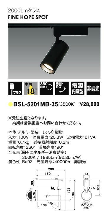 ファインホープスポット_CDM-R35W相当_中角タイプ_寸法図_配光図