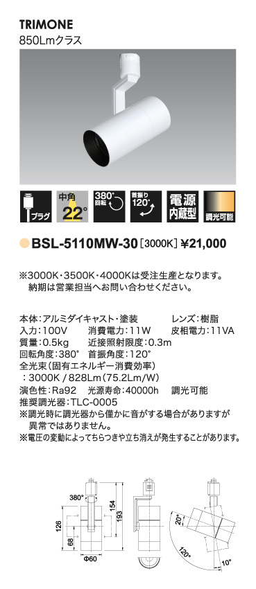 トリムワンスポット＿寸法図