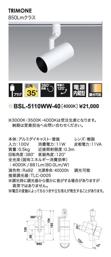 トリムワンスポット＿寸法図