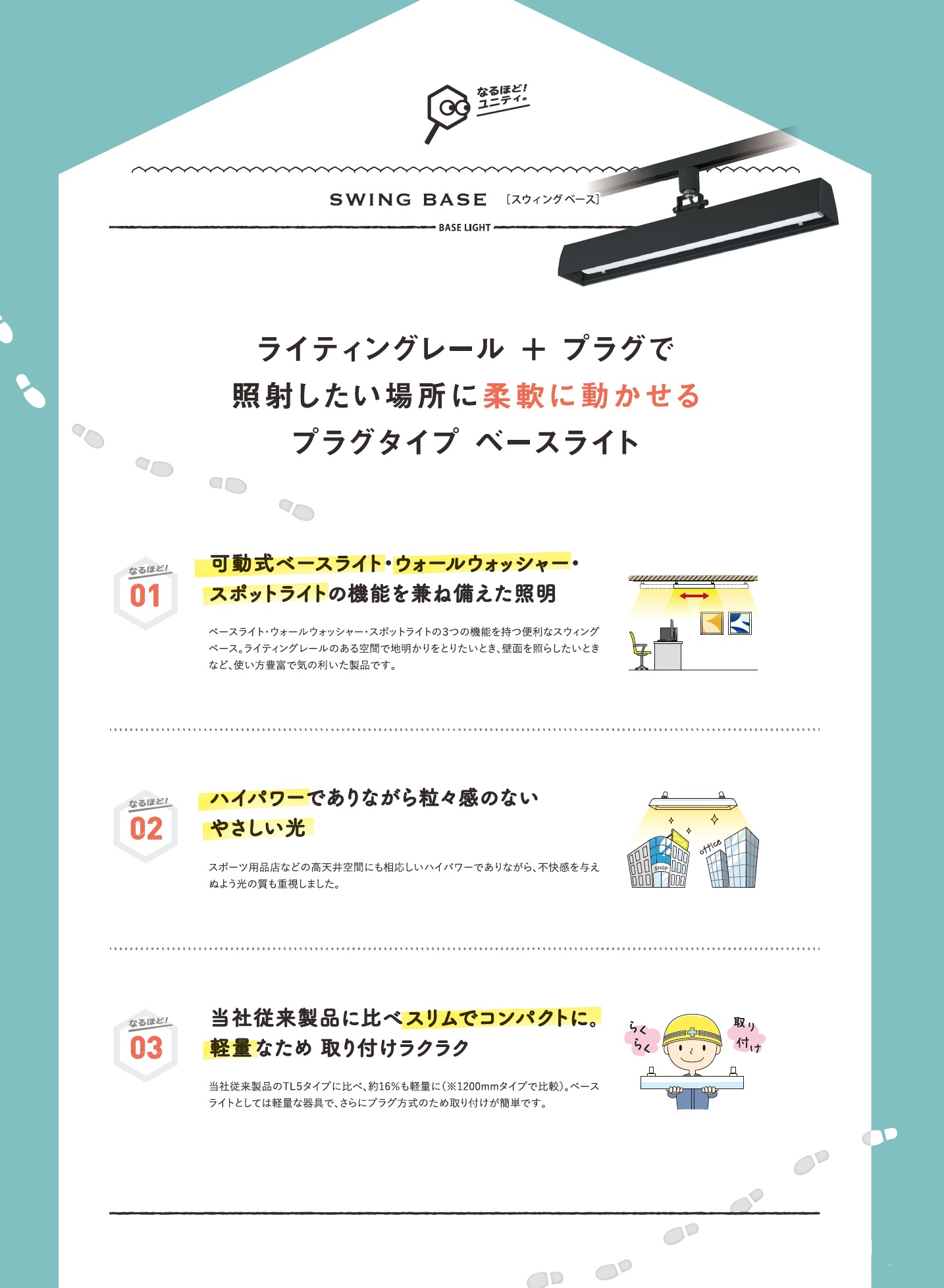 SWING BASE_機能特長一覧